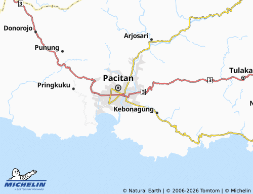 Mapa MICHELIN Arjowinangun - ViaMichelin