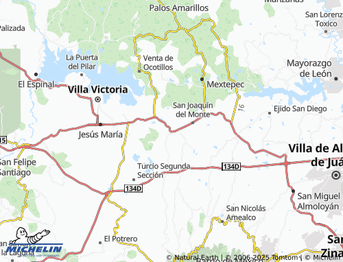 MICHELIN-Landkarte Coldrgustavo Baz - ViaMichelin