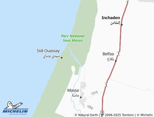 MICHELIN Seedi Beenazarn map - ViaMichelin