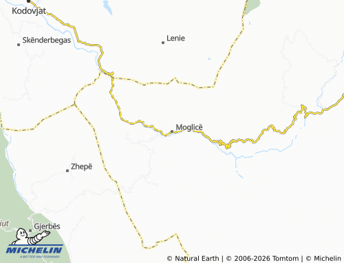 Mappa MICHELIN Moglicë - ViaMichelin