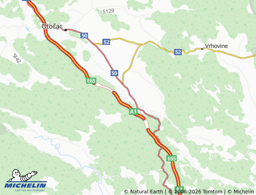 Mapa MICHELIN Klobučare - ViaMichelin