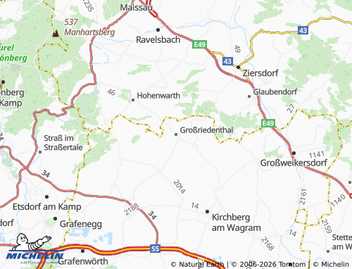 MICHELIN Großriedenthal map - ViaMichelin