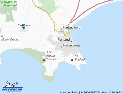 MICHELIN Portland West map - ViaMichelin