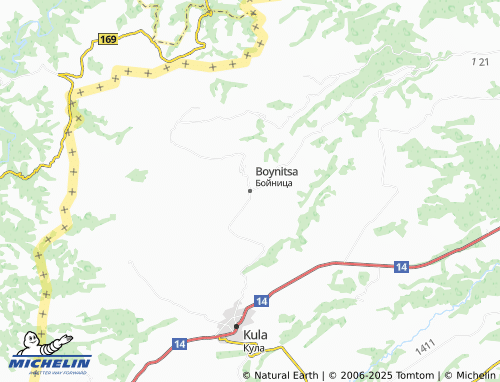 MICHELIN Boynitsa map - ViaMichelin