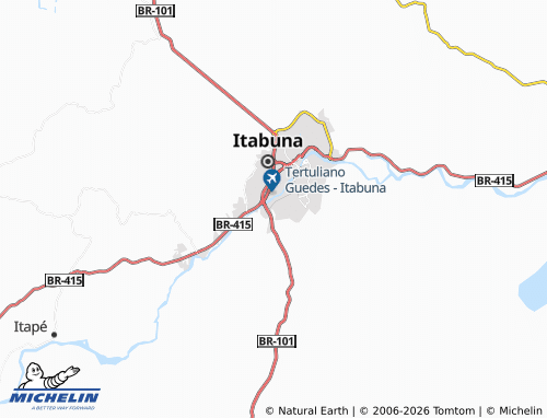 Mapa MICHELIN Jaçanã - ViaMichelin