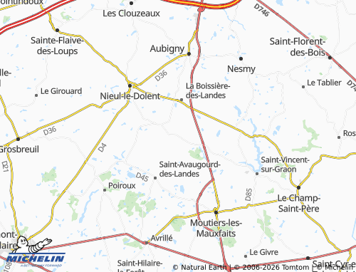 Carte MICHELIN La Chevalerie - ViaMichelin