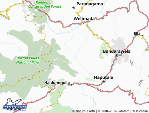 MICHELIN Rahangala map - ViaMichelin