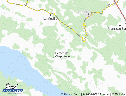 MICHELIN Paso Hondo map - ViaMichelin