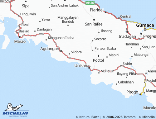 MICHELIN Kalilayan Ilaya map - ViaMichelin