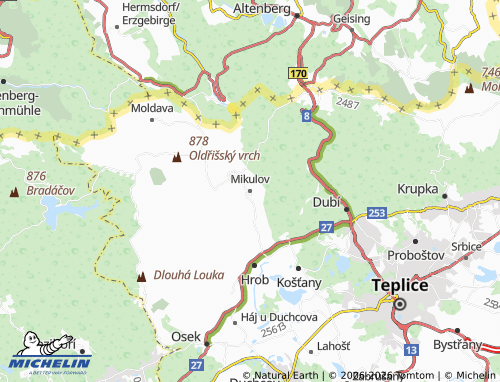 Mappa MICHELIN Mikulov - ViaMichelin