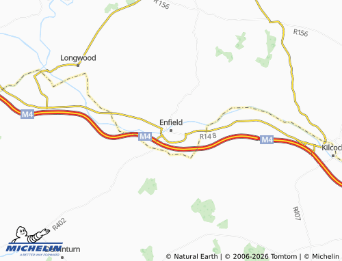 MICHELIN Enfield map - ViaMichelin