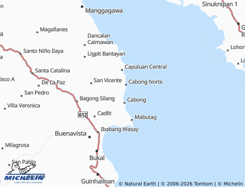 Mappa MICHELIN Cabong Sur - ViaMichelin