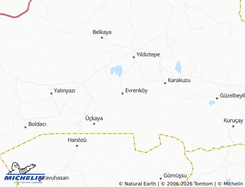 MICHELIN Evrenköy map - ViaMichelin