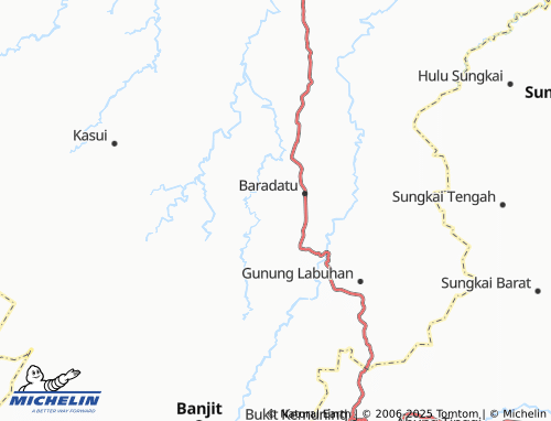 MICHELIN Campur Asri map - ViaMichelin