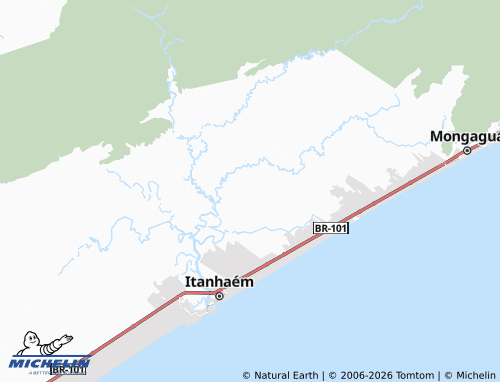Mapa MICHELIN Aguapeú - ViaMichelin
