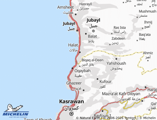 Mapa MICHELIN Nahr Ibraheem - ViaMichelin