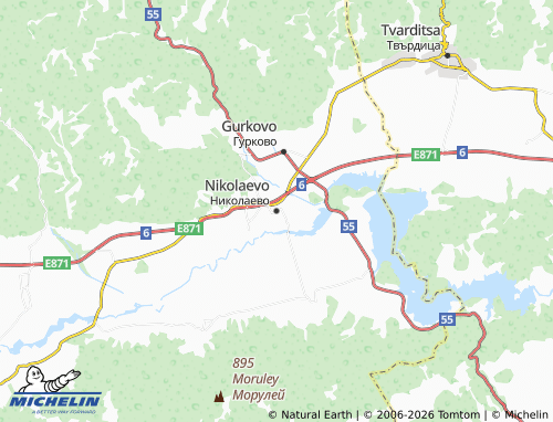 MICHELIN-Landkarte Nikolaevo - ViaMichelin