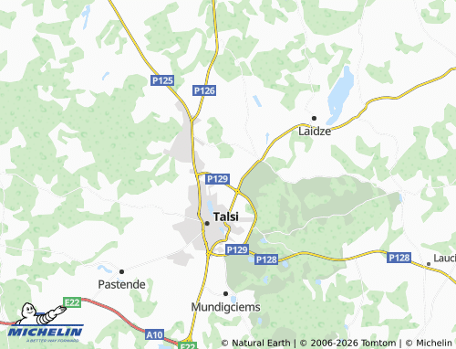 Mapa MICHELIN Miegūze - ViaMichelin