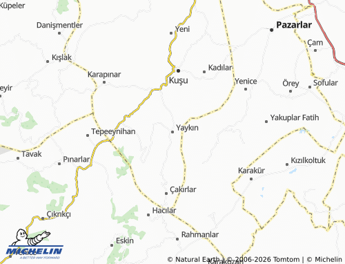 Mappa MICHELIN Yaykın - ViaMichelin