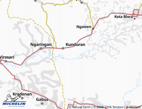MICHELIN Blumbangrejo map - ViaMichelin