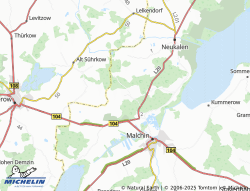 MICHELIN-Landkarte Retzow - ViaMichelin