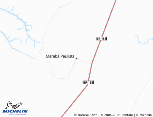 Mapa MICHELIN Marabá Paulista - ViaMichelin