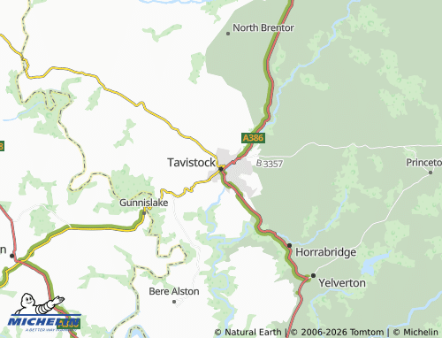 MICHELIN Tavistock map - ViaMichelin