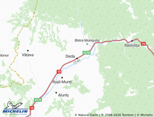 Mappa MICHELIN Deda - ViaMichelin