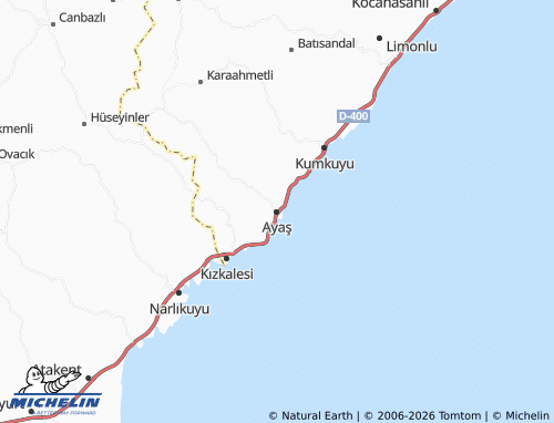 Mappa MICHELIN Ayaş - ViaMichelin