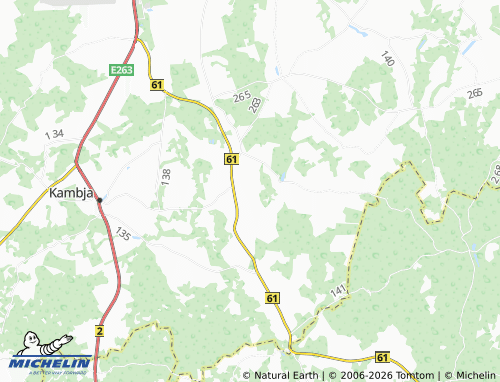 Mappa MICHELIN Rebase - ViaMichelin