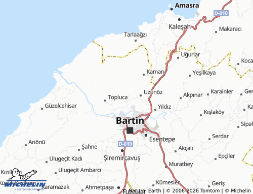 MICHELIN-Landkarte Dallıca - ViaMichelin