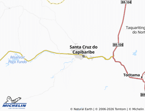MICHELIN Santa Tereza map - ViaMichelin