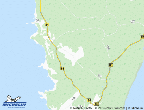 MICHELIN Emmaste-Kurisu map - ViaMichelin