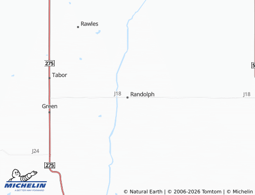 Mapa MICHELIN Randolph - ViaMichelin