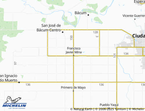 MICHELIN Diana Laura Riojas map - ViaMichelin