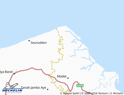 Mapa MICHELIN Seuneubok Dhou - ViaMichelin