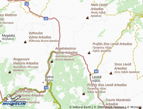 MICHELIN Vlacherna map - ViaMichelin