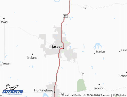 Mappa MICHELIN Jasper - ViaMichelin