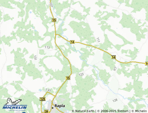 MICHELIN Hagudi küla map - ViaMichelin