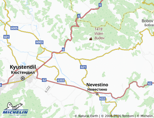 Mappa MICHELIN Gorna Grashtitsa - ViaMichelin