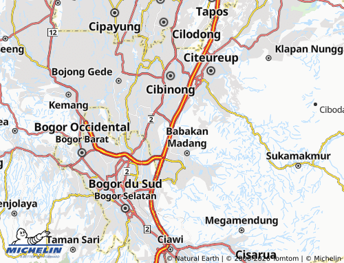 MICHELIN Kadumangu map - ViaMichelin
