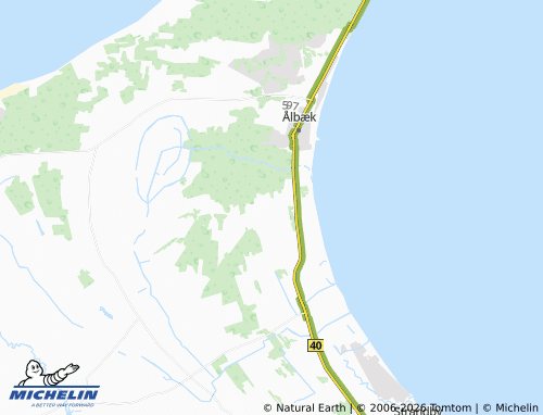 MICHELIN Vester Knasborg map - ViaMichelin
