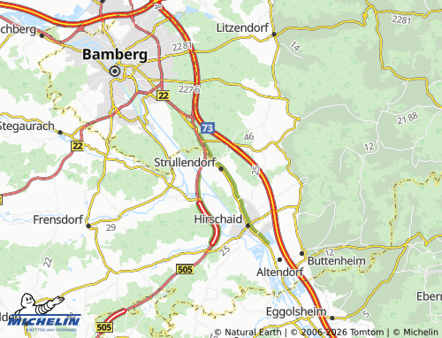 Mappa MICHELIN Strullendorf - ViaMichelin
