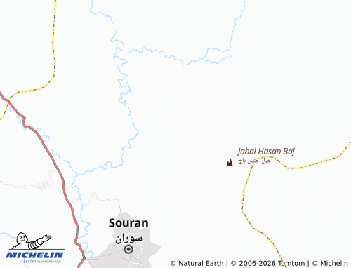MICHELIN Sari Bardi map - ViaMichelin