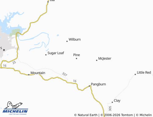 Mapa MICHELIN Pine - ViaMichelin