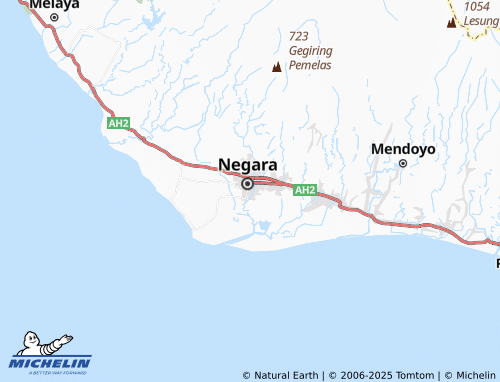 MICHELIN Loloan Barat map - ViaMichelin