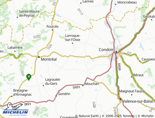 Carte MICHELIN Beaumont - ViaMichelin