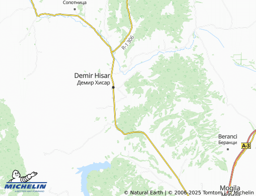 MICHELIN Suvodol map - ViaMichelin