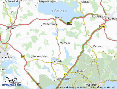 MICHELIN Mucheln map - ViaMichelin