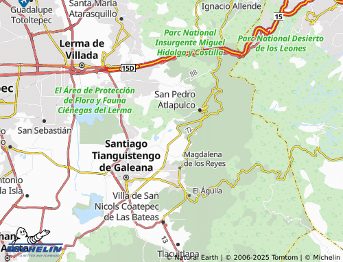 MICHELIN-Landkarte San Isidro Tehualtepec - ViaMichelin